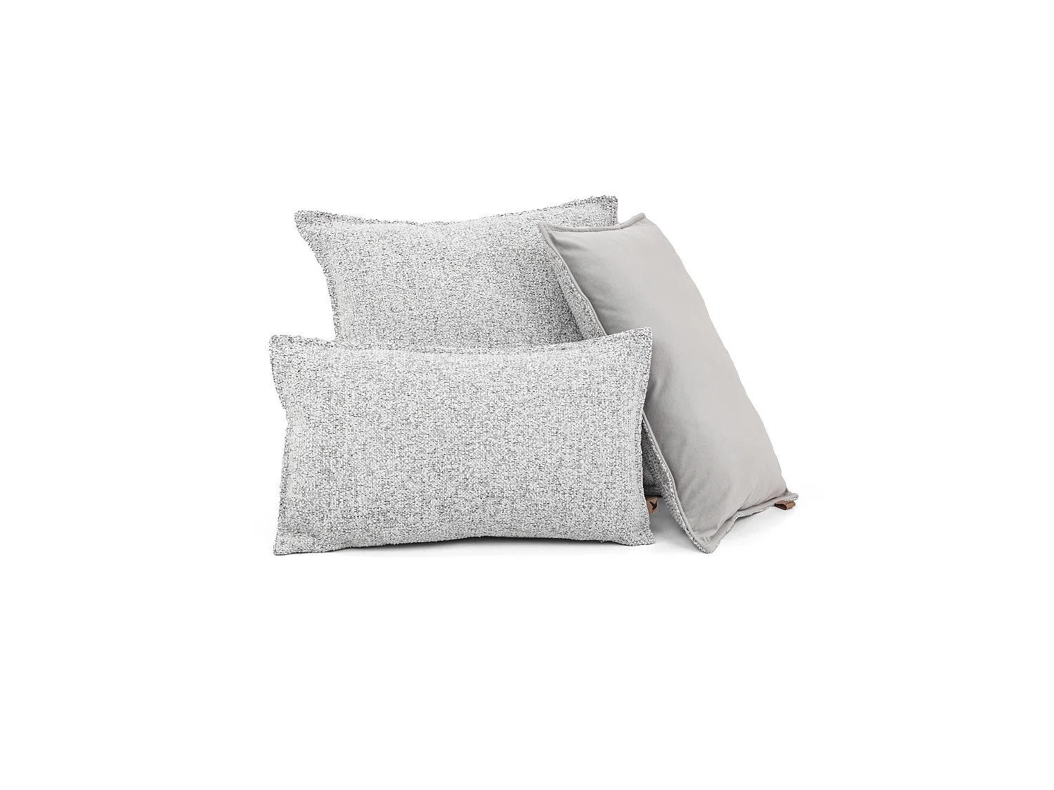 Coussin décoratif Keara 49x49 cm Gris