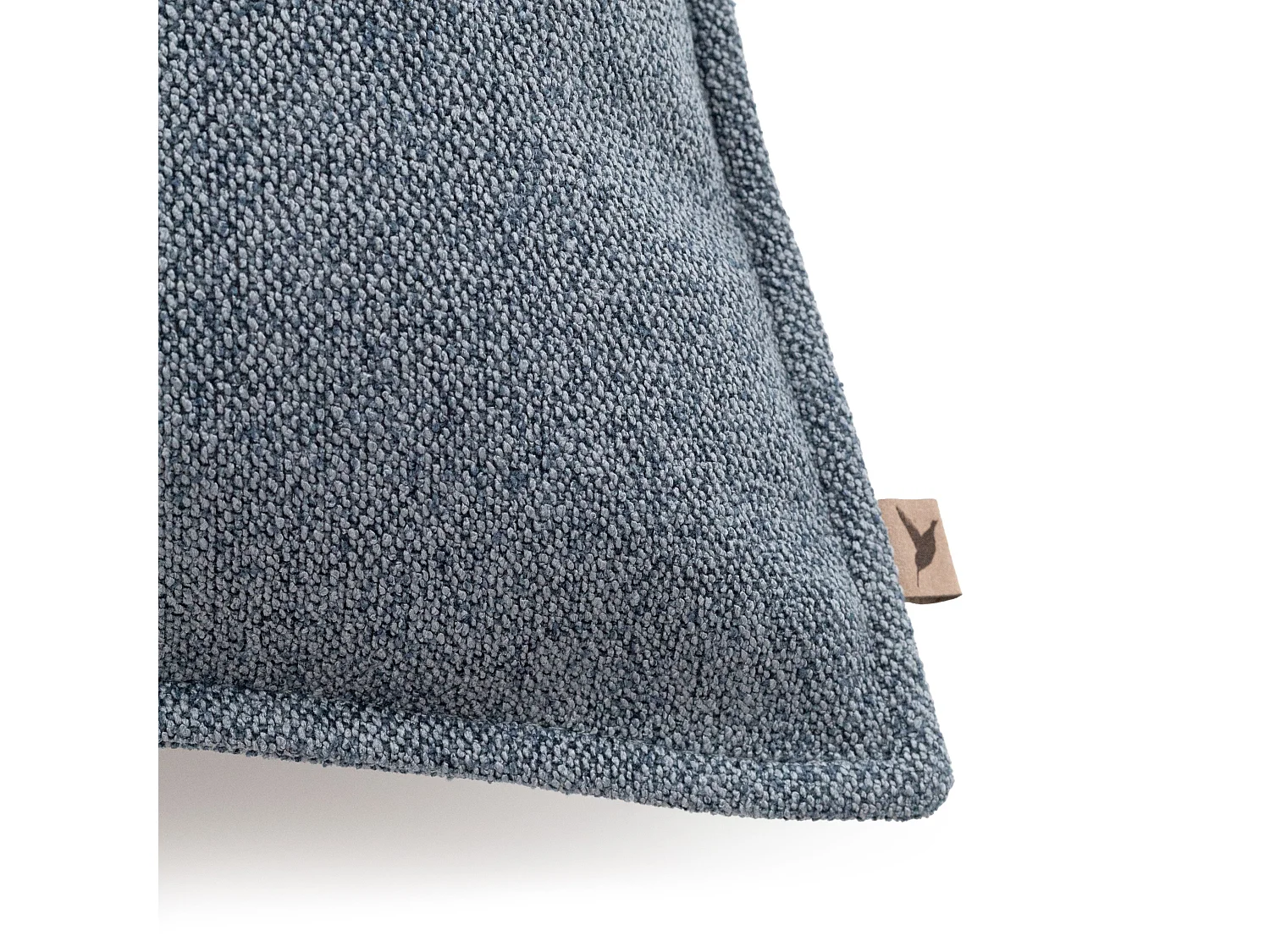 Coussin décoratif Keara 49x49 cm Bleu gris
