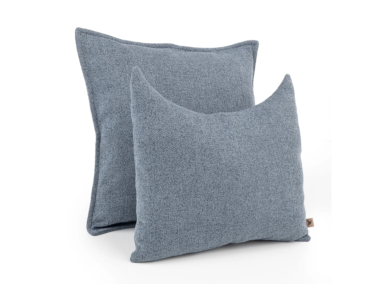 Coussin décoratif Keara 49x49 cm Bleu gris