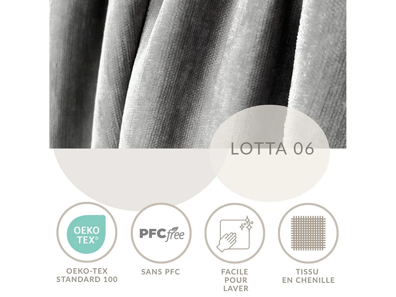 Lit à sommier et coffre de rangement FREJA - matelas - surmatelas - 180x200 cm - gris clair