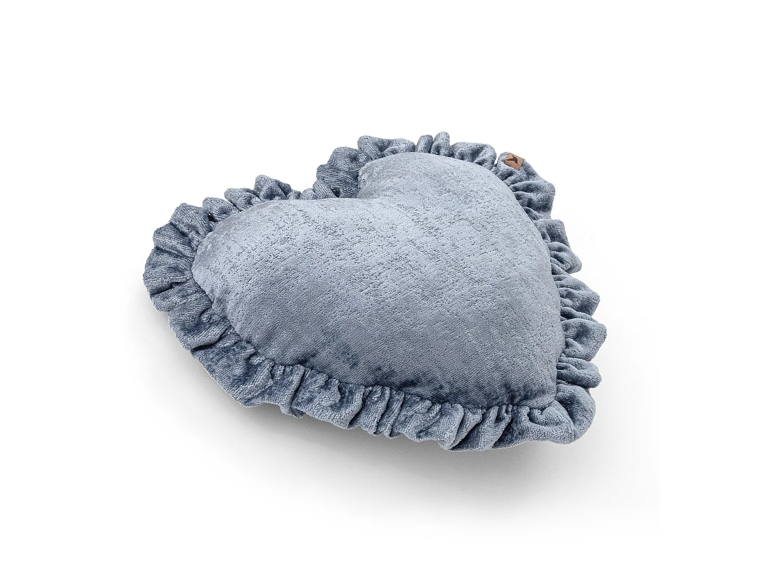 Coussin décoratif Sweetheart 50x42 cm Bleu gris Le cœur