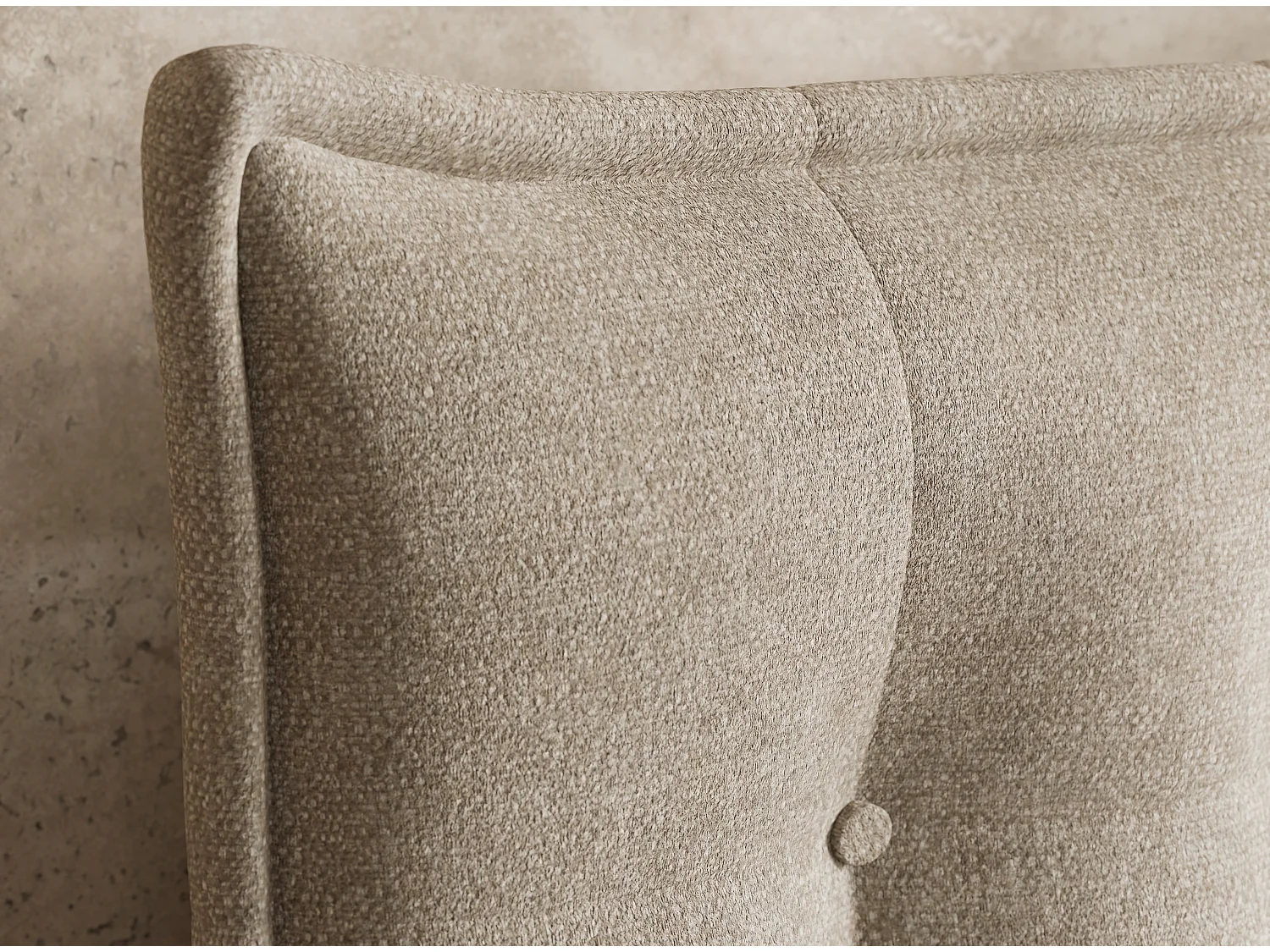 Boxspringbed met hoofdbord + matras + dekmatras - 160x200 cm - beige - FATU