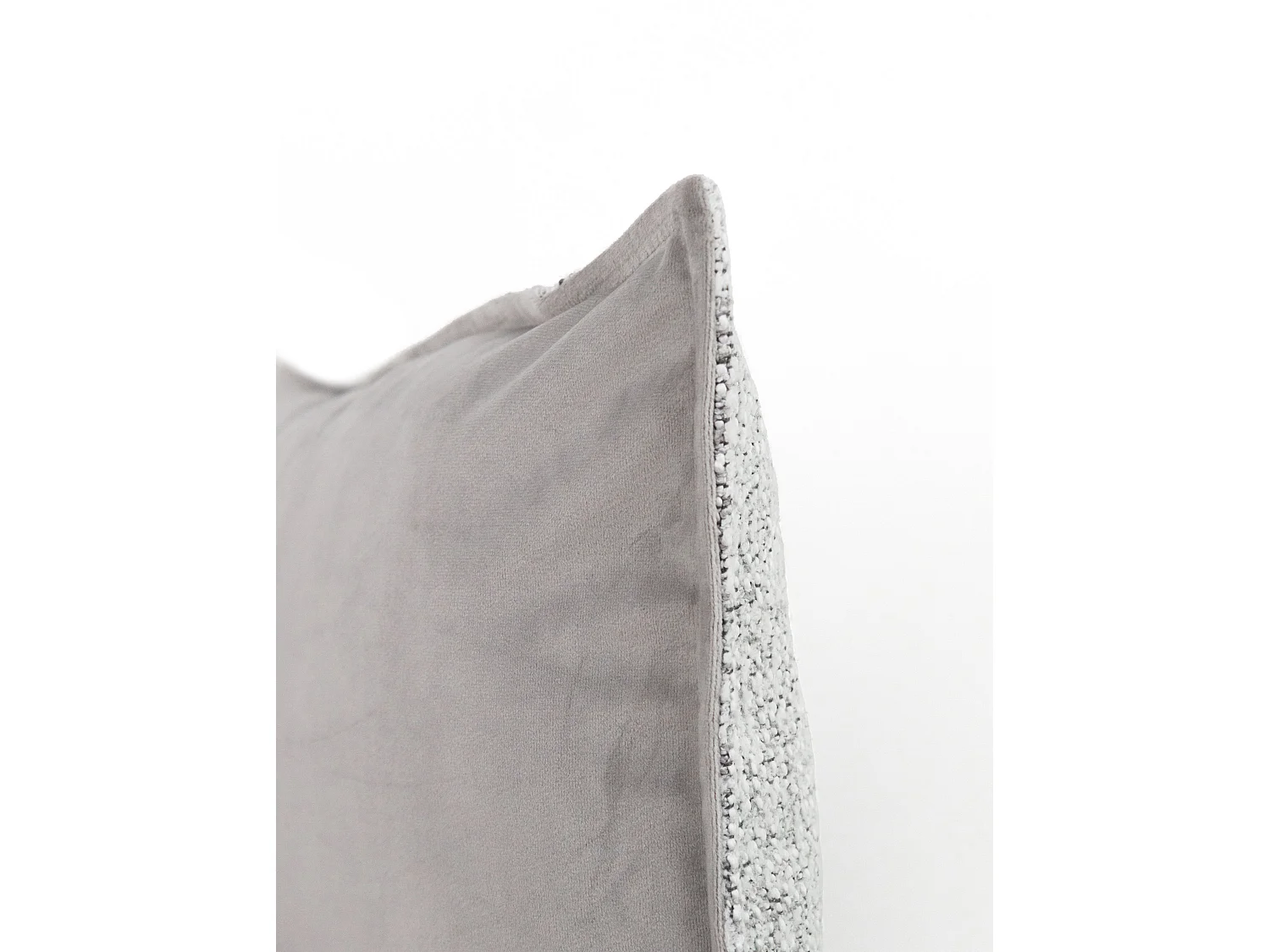Coussin décoratif Keara 50x30 cm Gris