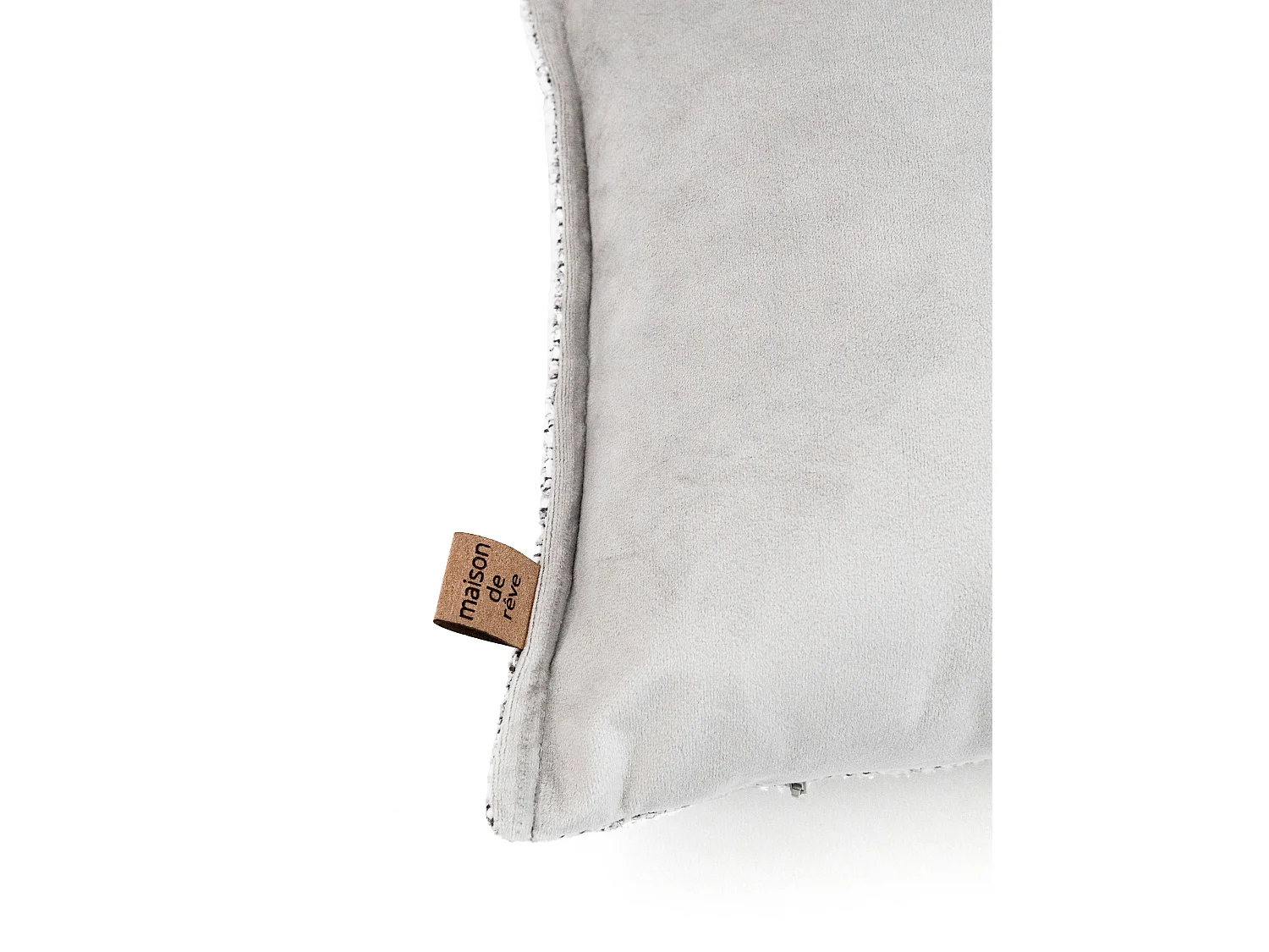 Coussin décoratif Keara 50x30 cm Gris