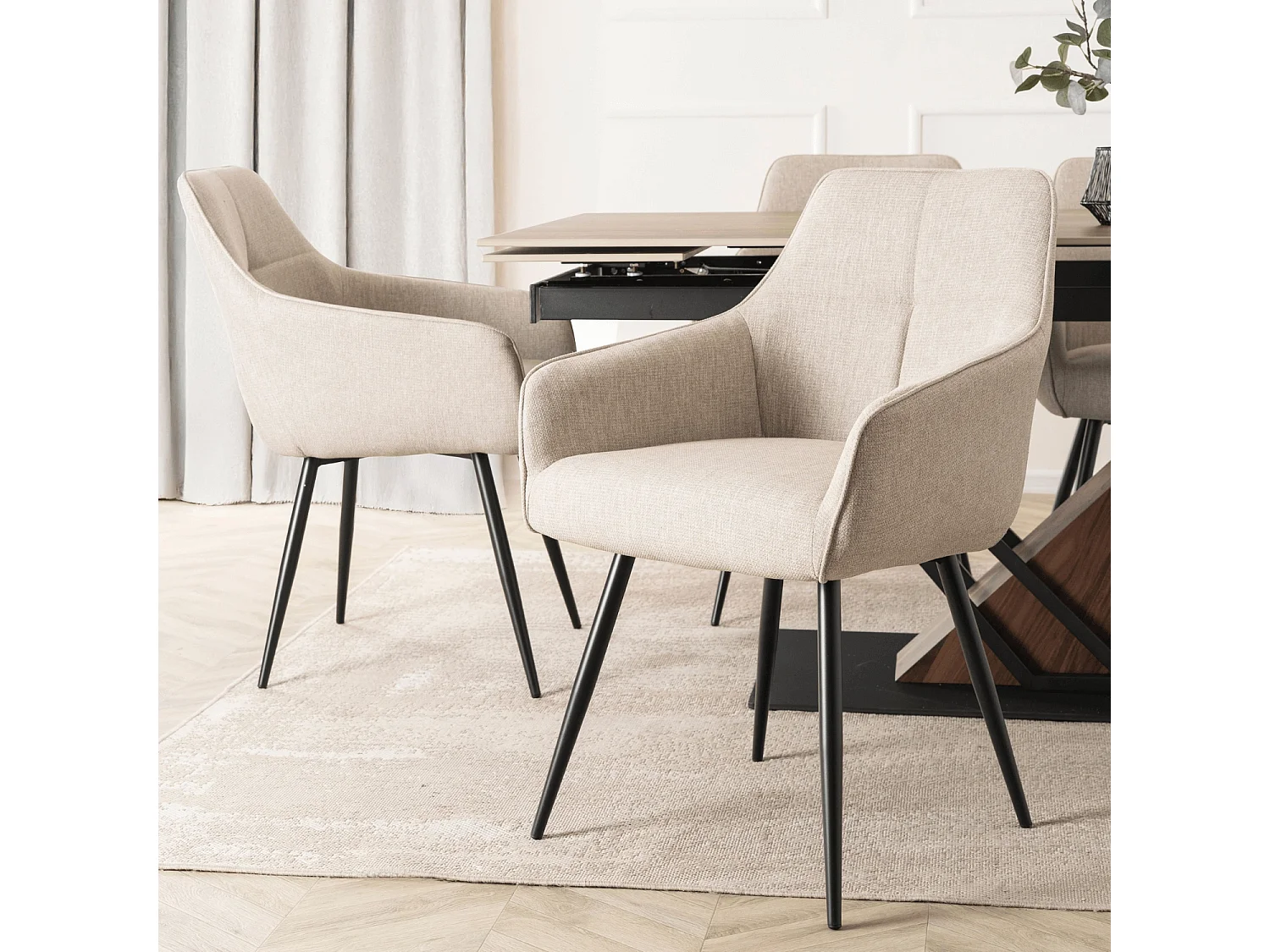 PALMA Dining Chair Beige