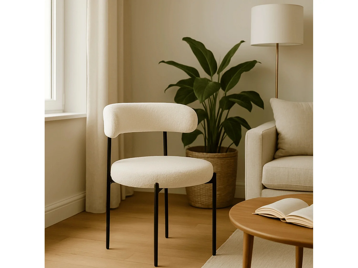 TULSA Cream Dining Chair
