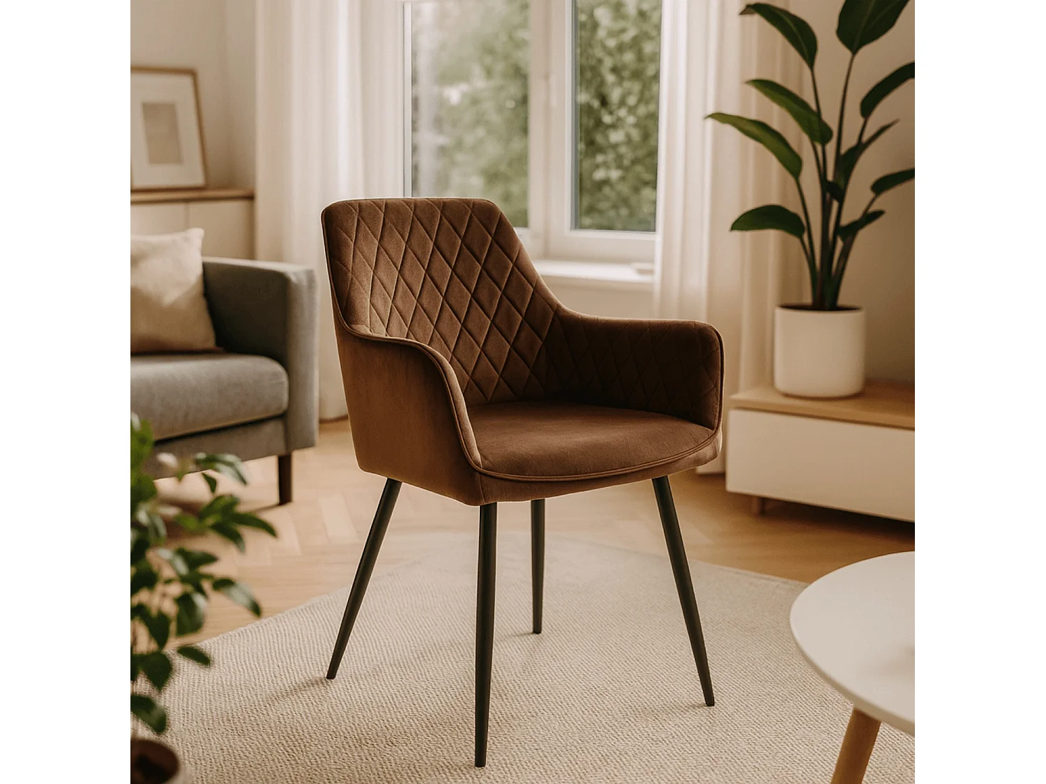 Chaise de salle à manger BRESSO Brown