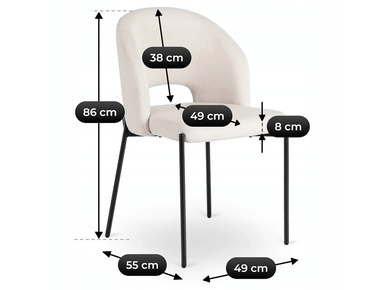 Dining Chair BROS Beige