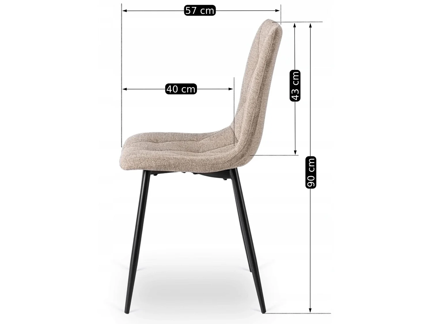 Dining Chair ROBIN 2 Beige
