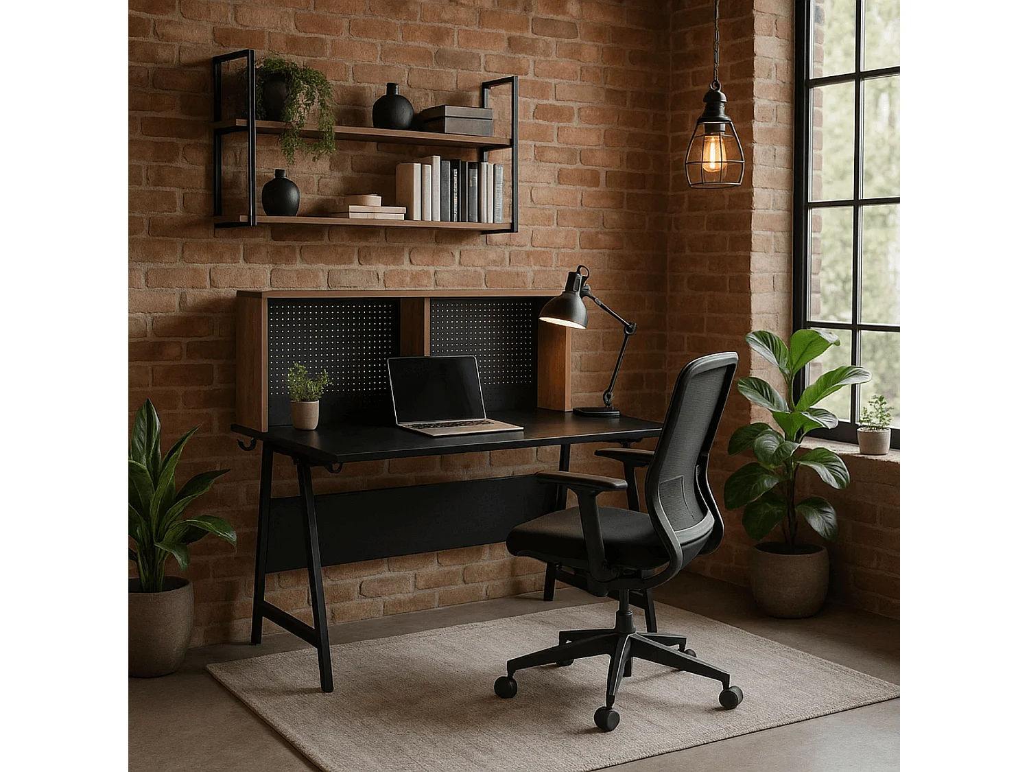 Gaming Desk ROLL 138.5 cm Black