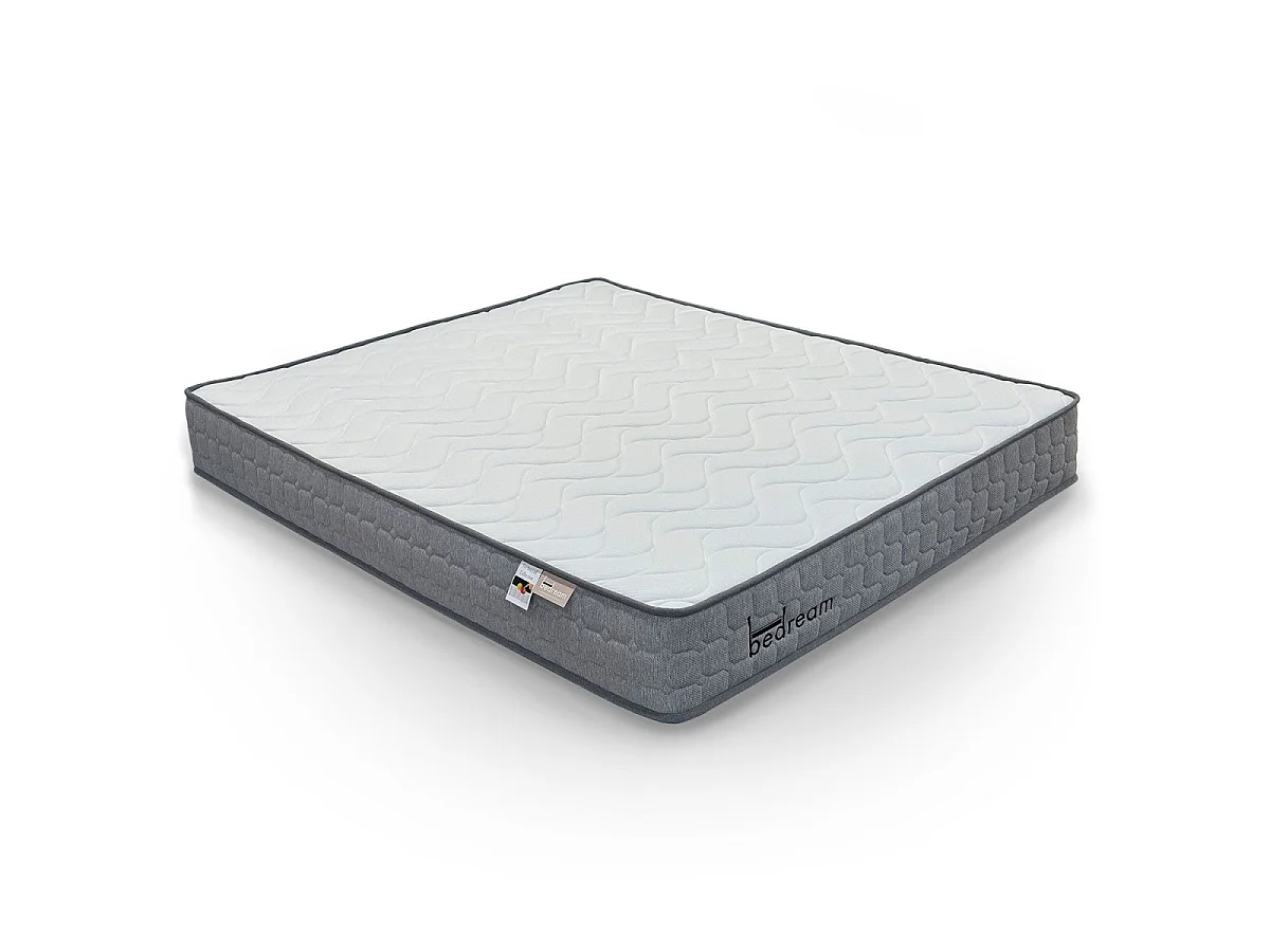 Pack Lit Coffre & Matelas "Dream & Goodream" 160x200cm Gris