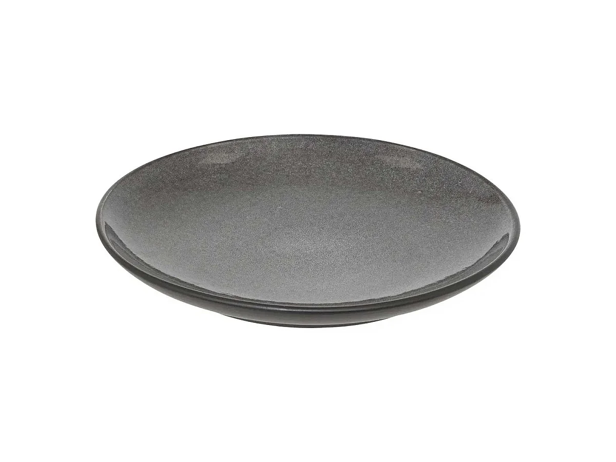 Lot de 6 Assiettes à Dessert "Diane" 21cm Gris Foncé