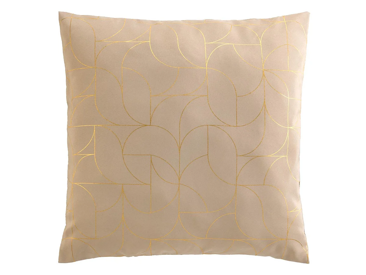 Coussin Déco "Louxor" 60x60cm Beige