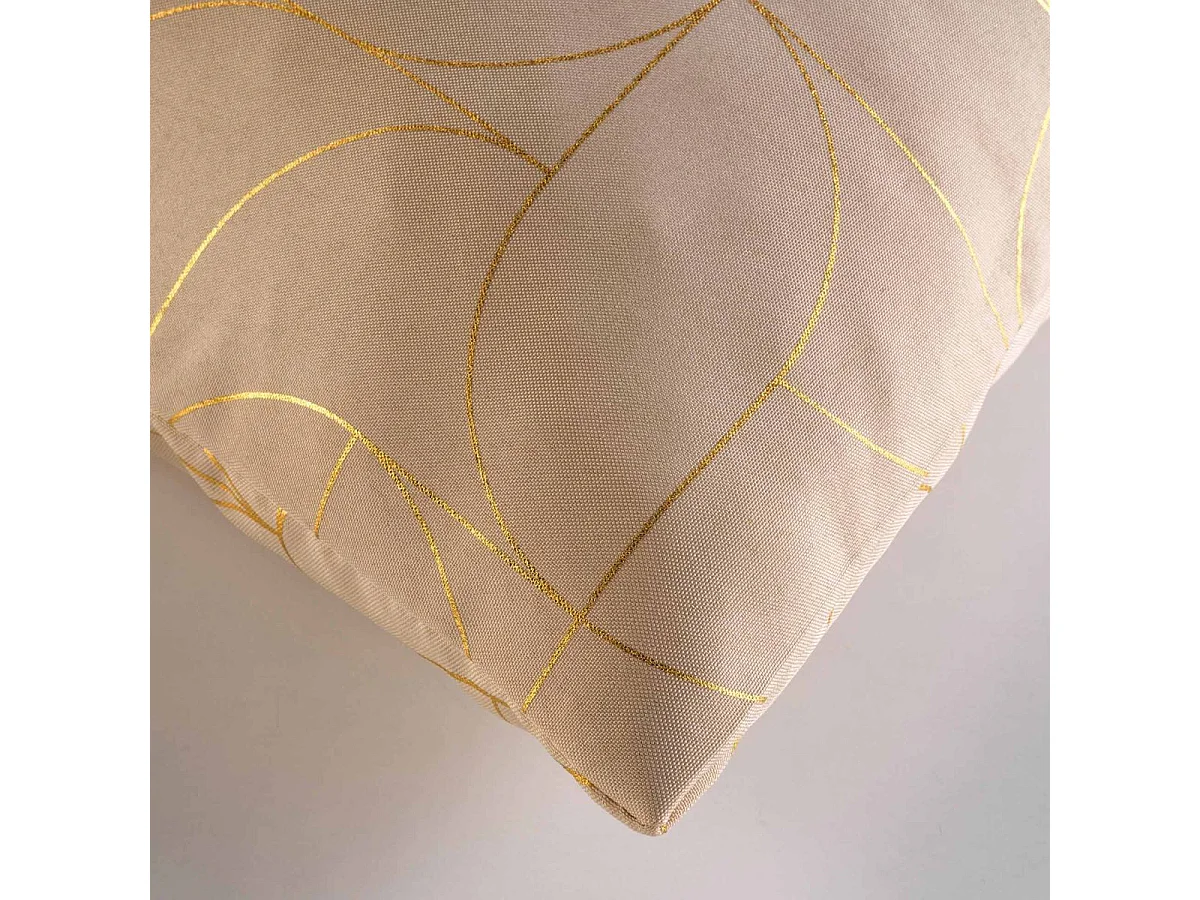Coussin Déco "Louxor" 60x60cm Beige