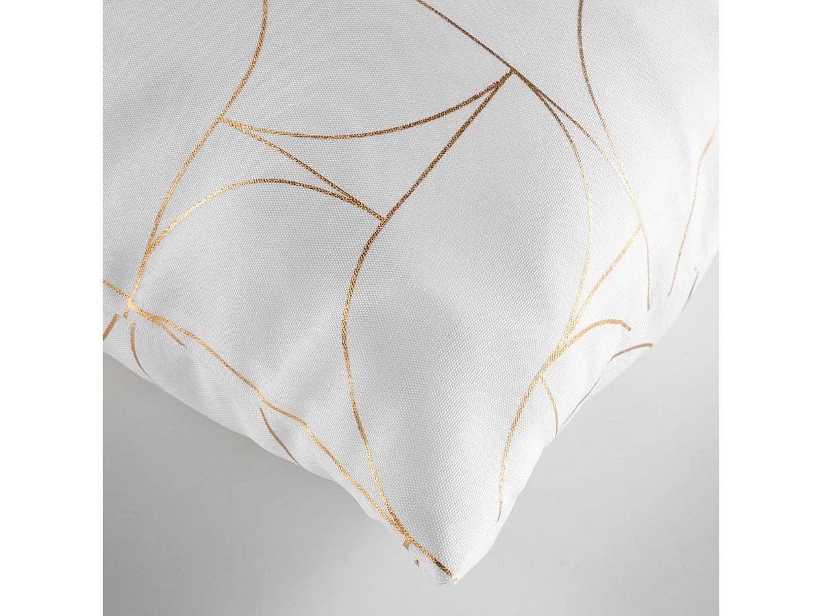Coussin Déco "Louxor" 60x60cm Blanc