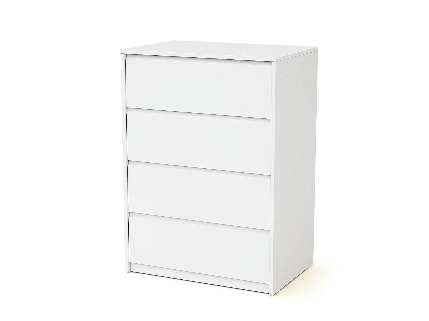 Cassettiera bambini 4 cassetti UNO legno - Bianco