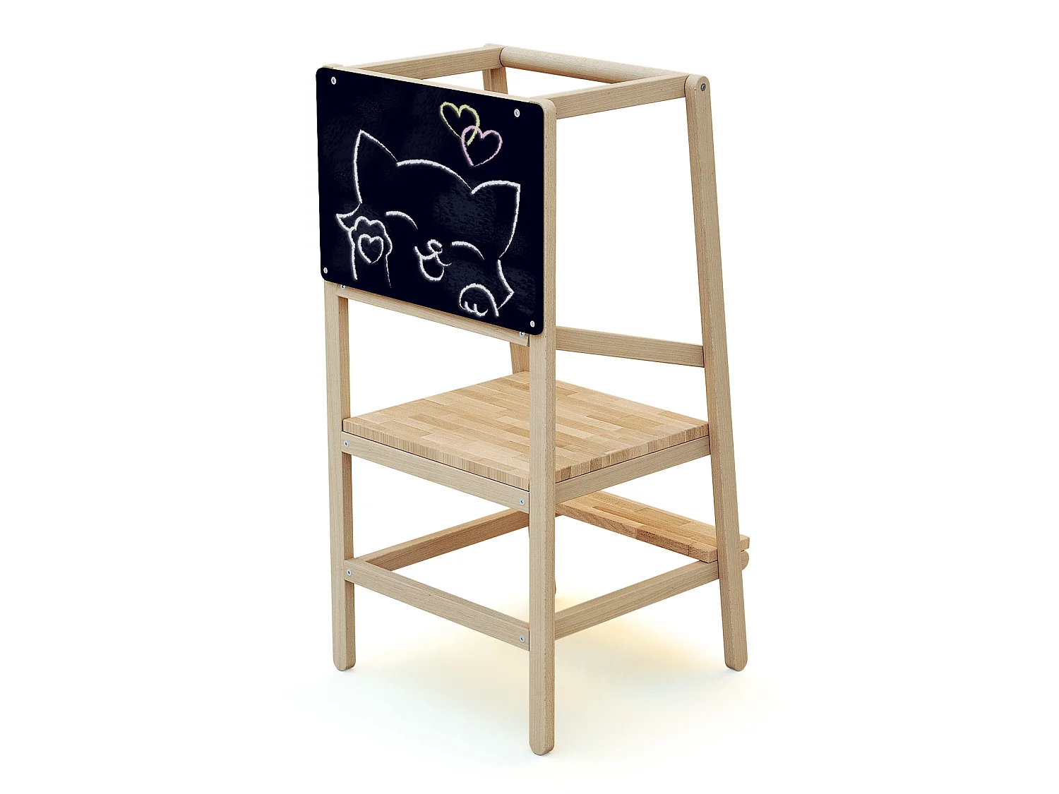 Tour d'observation/apprentissage en bois avec ardoise ALTO 2
