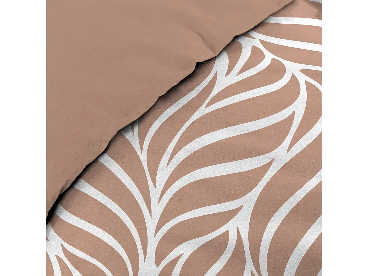 Parure de Lit 3 Pièces "Morgane" 240x220cm Mocha