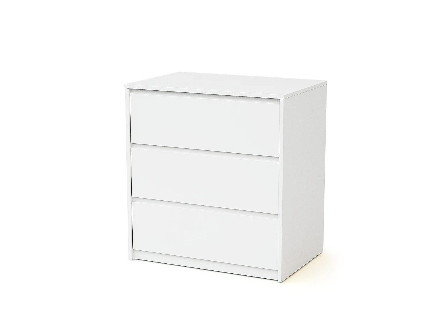 Cómoda bebé 3 cajones UNO madera - Blanco - 71 x 48 x 75,5 cm