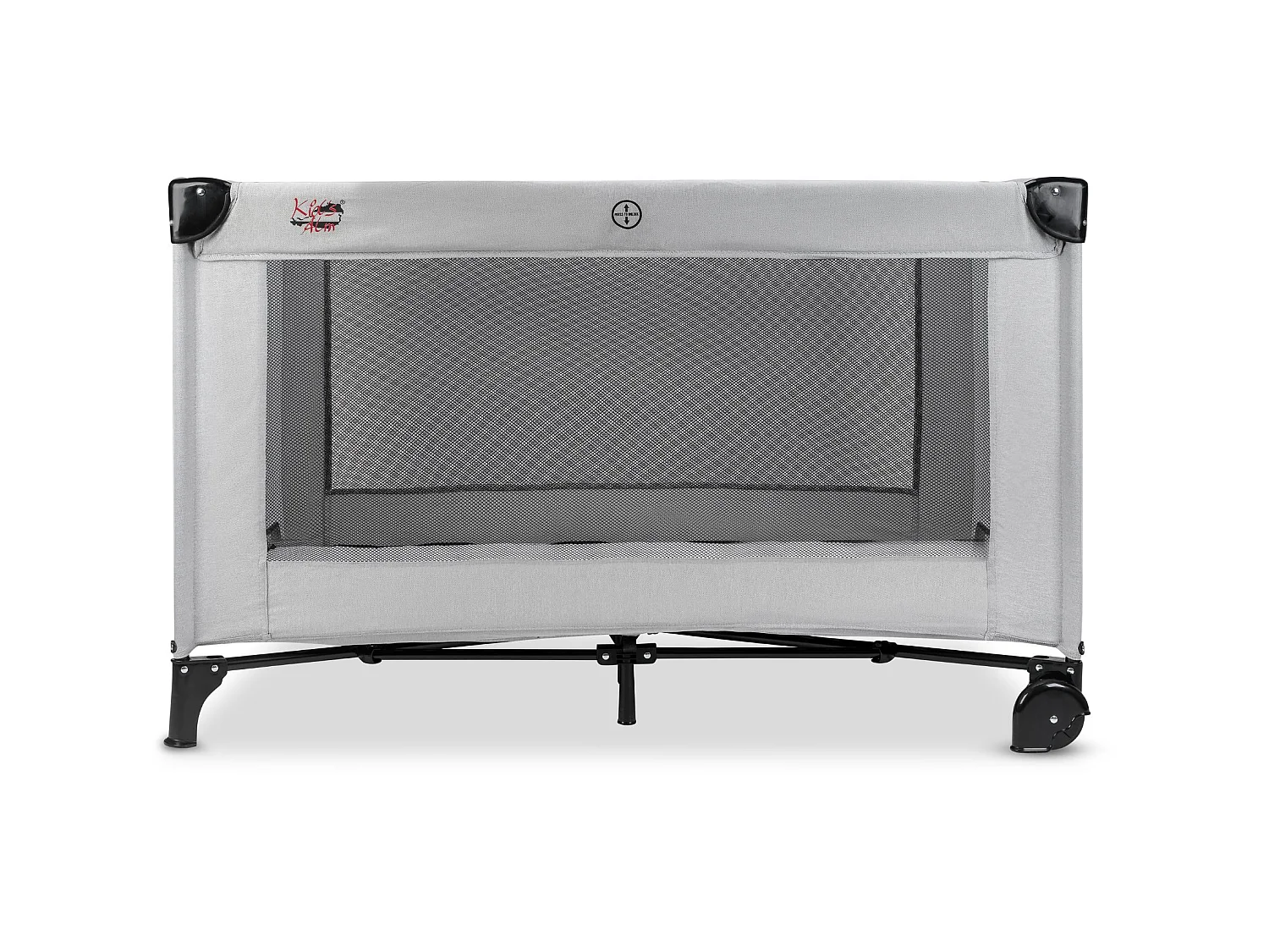 Lit de voyage Fresh Air pour bébé/enfant - 60 x 120 cm - Gris