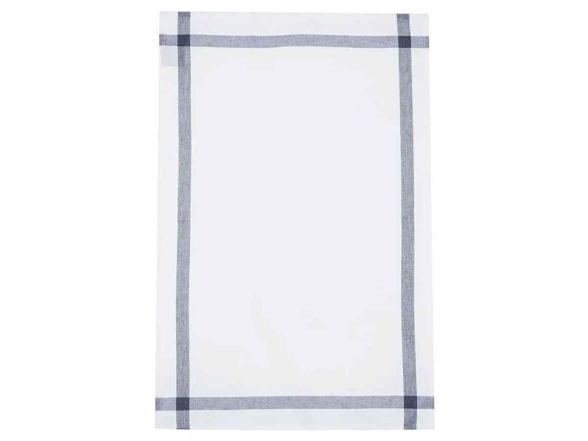 Lot de 2 Torchons de Cuisine "Traditionnel" 70cm Bleu