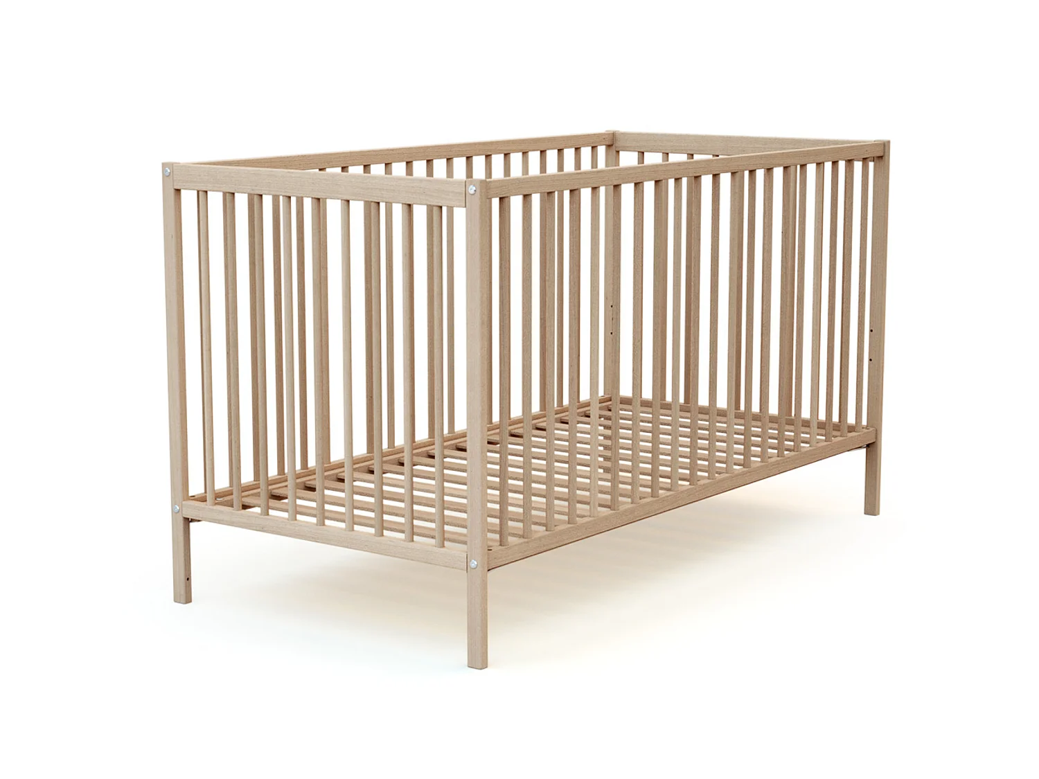 Babybett mit Matratze ONE Holtz Buche Natur
