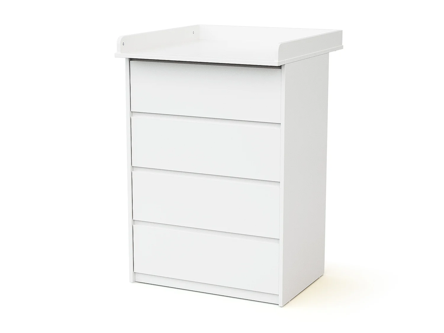 WEBABY - Commode 4 tiroirs avec plan a langer 70 cm