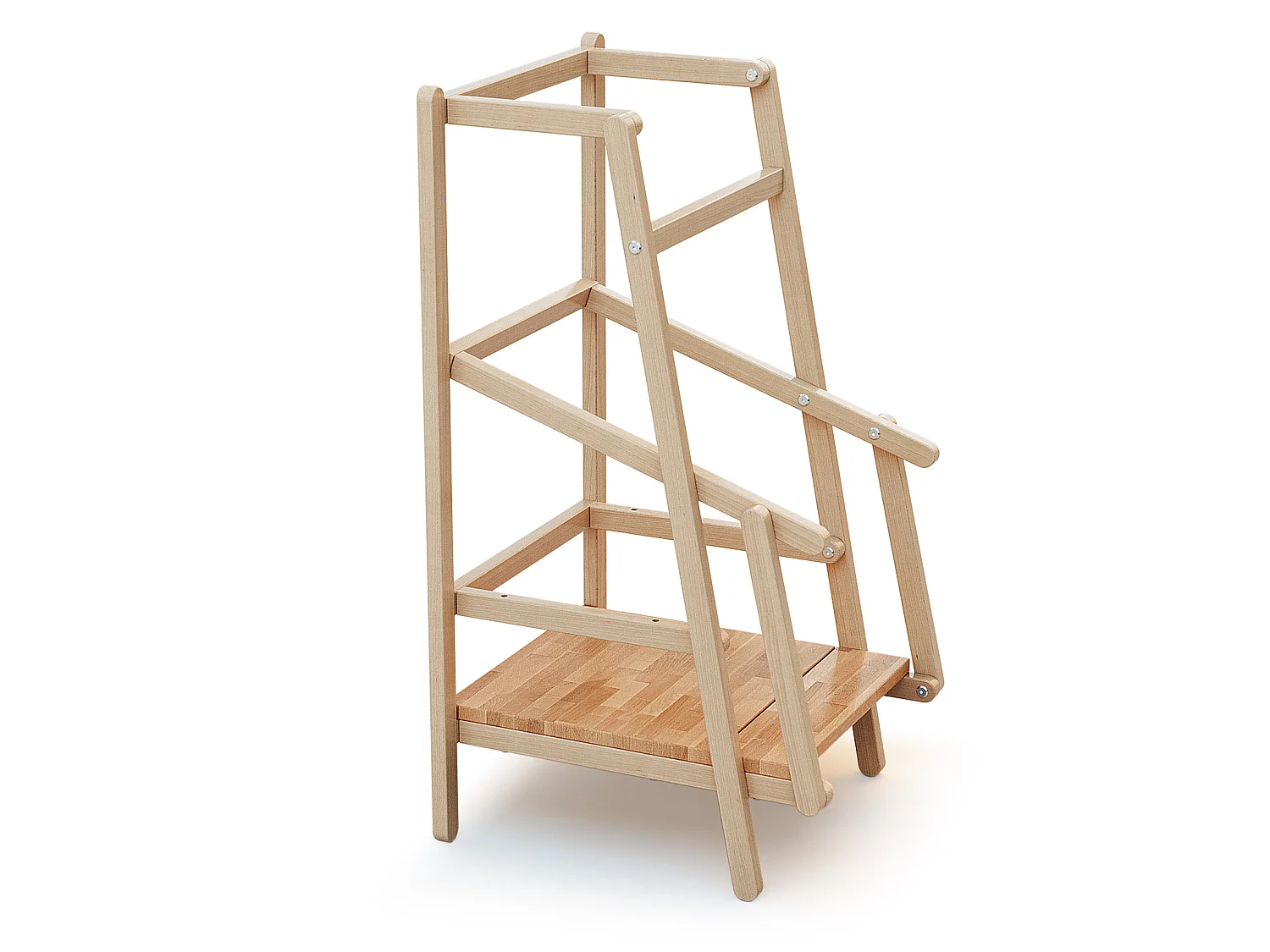 Tour d'observation/apprentissage enfant en bois ESSENTIEL Hêtre Verni