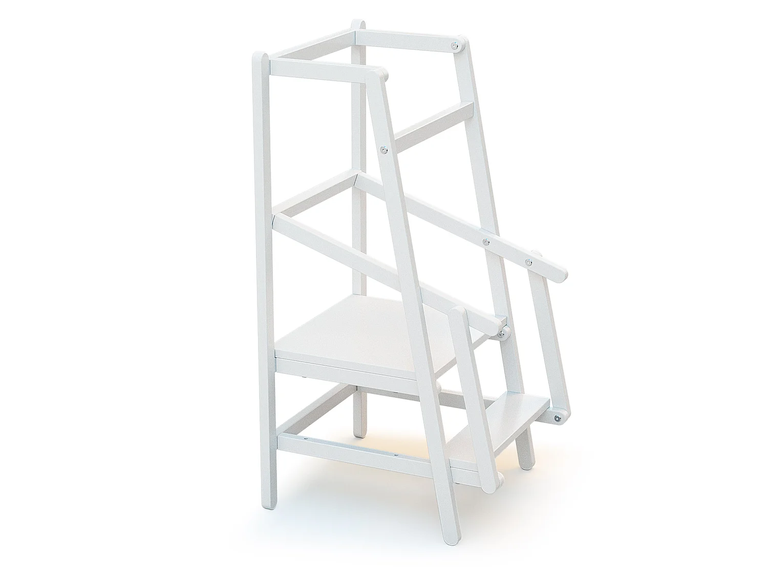 Tour d'observation/apprentissage enfant en bois ESSENTIEL Blanc
