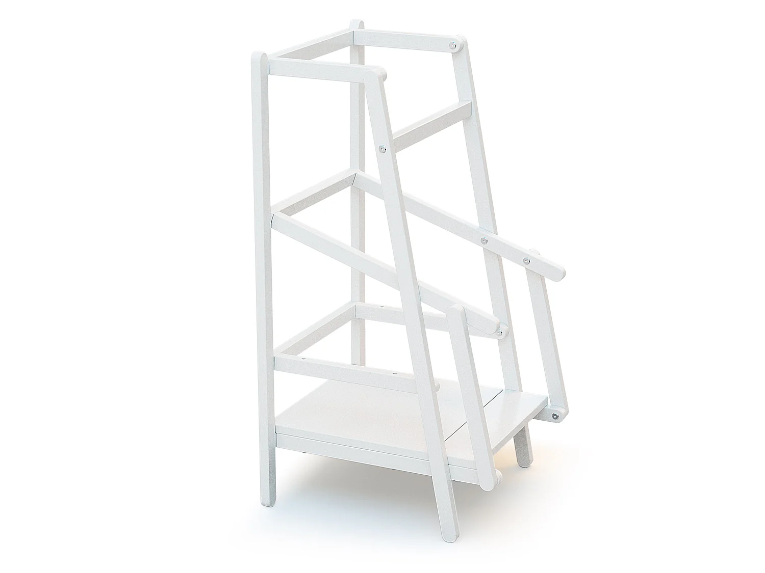 Tour d'observation/apprentissage enfant en bois ESSENTIEL Blanc