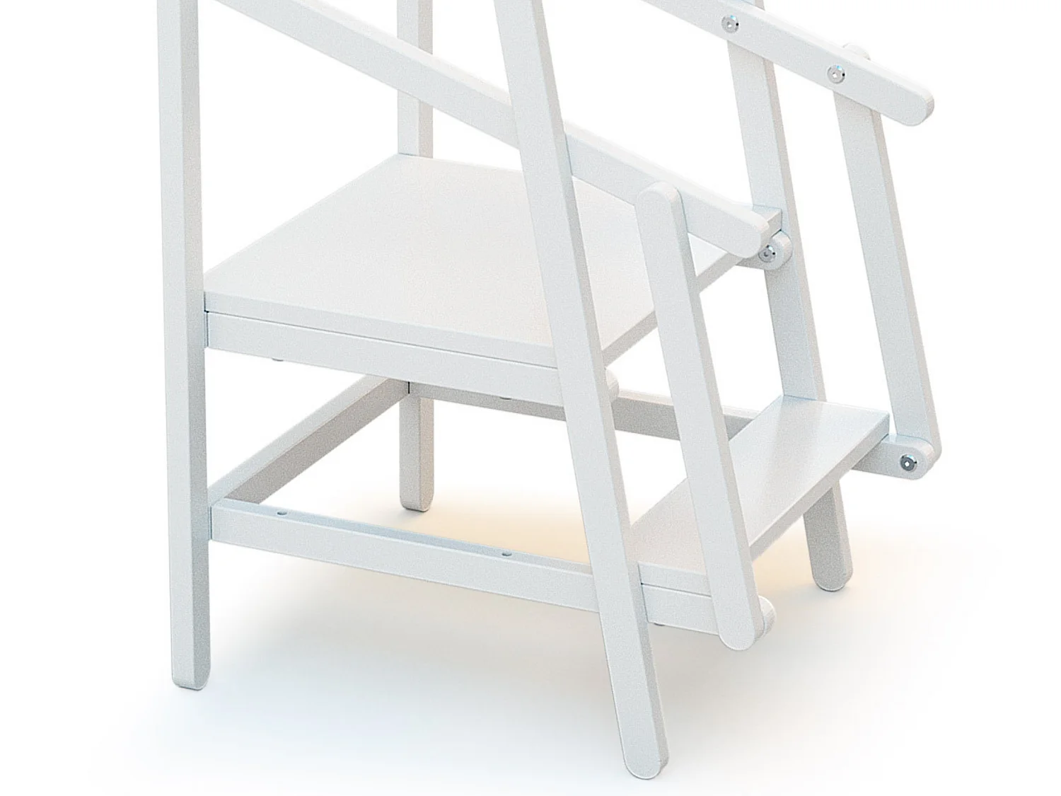 Tour d'observation/apprentissage enfant en bois ESSENTIEL Blanc