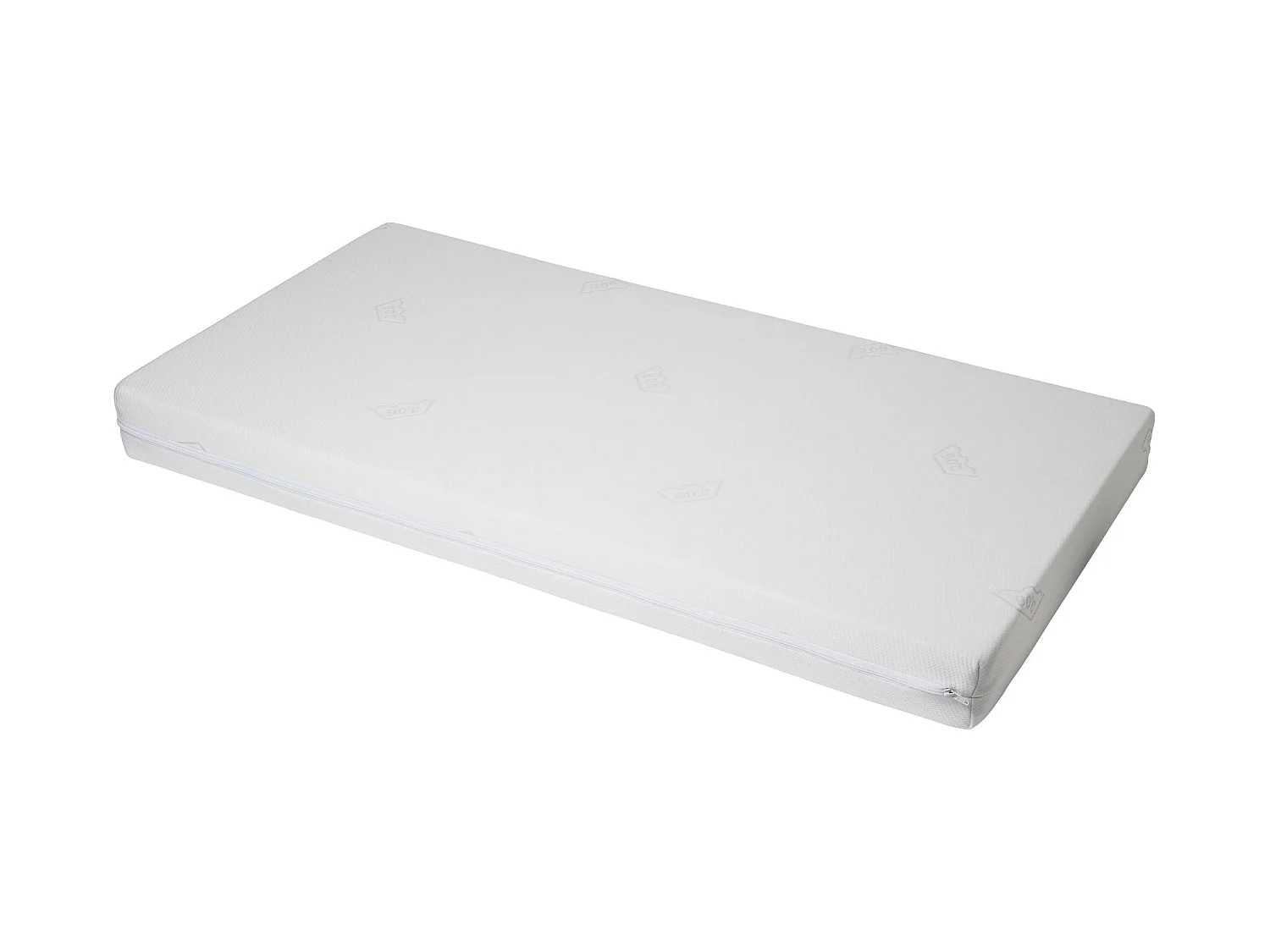 Materasso igienico sfoderabile per lettino 70 x 140 cm - 100% poliuretano - Bianco