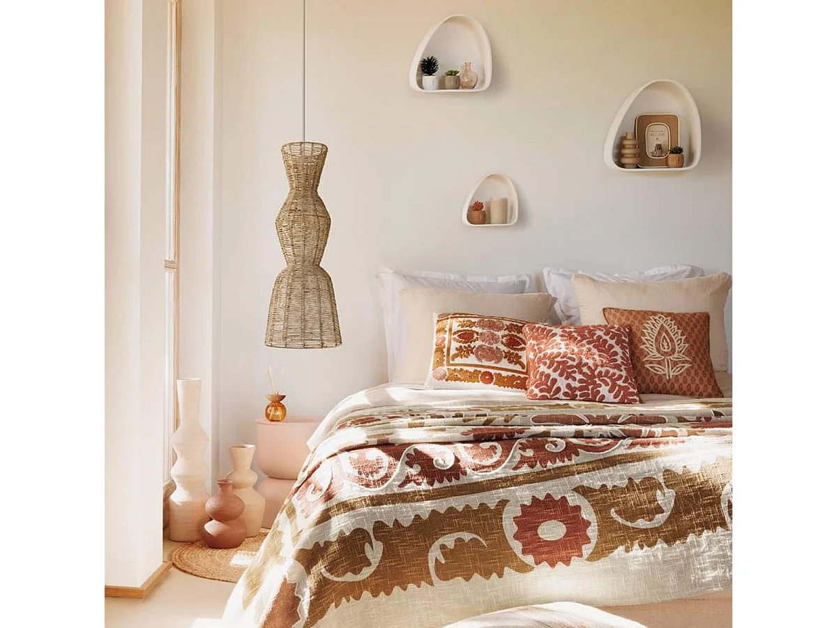 Housse de Coussin Déco "Sienna" 30x50cm Terracotta