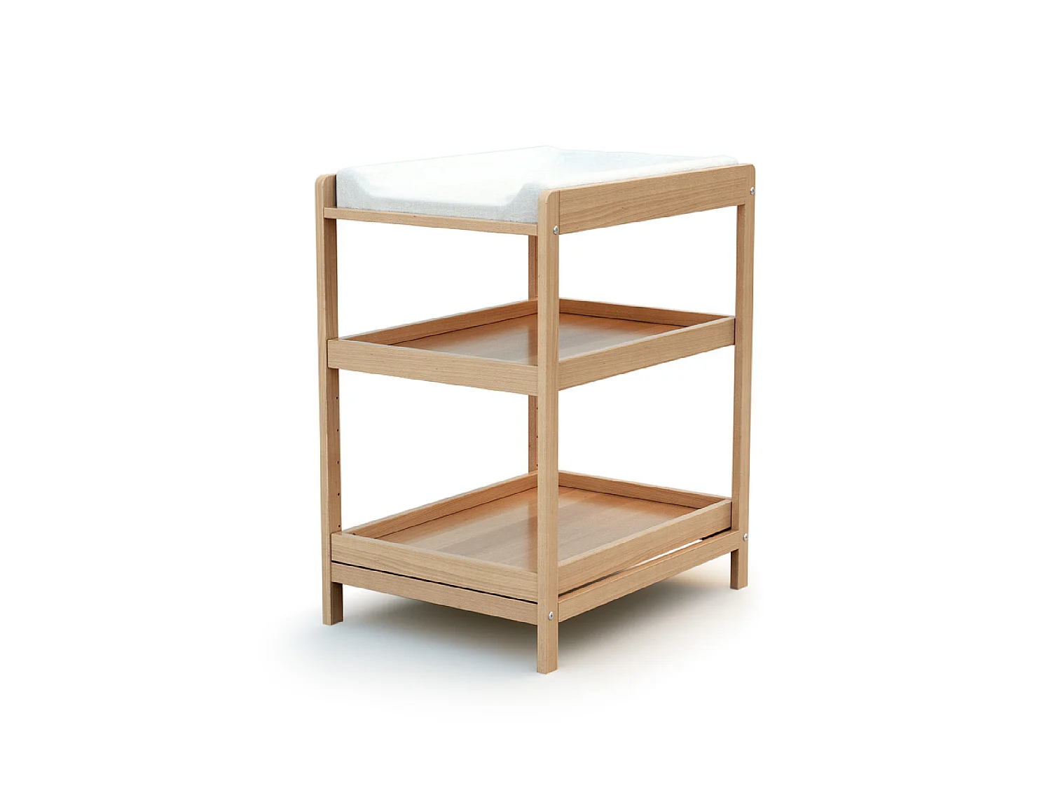 Estante para cambiador bebé LIMA madera - Haya Barnizada - 72 x 55 x 5,50 cm