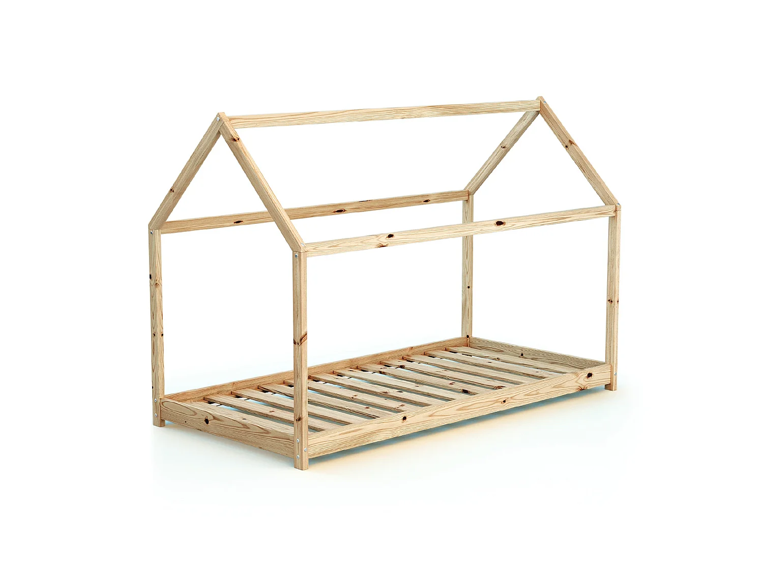 Lit enfant Cabane 90 x 190 en bois