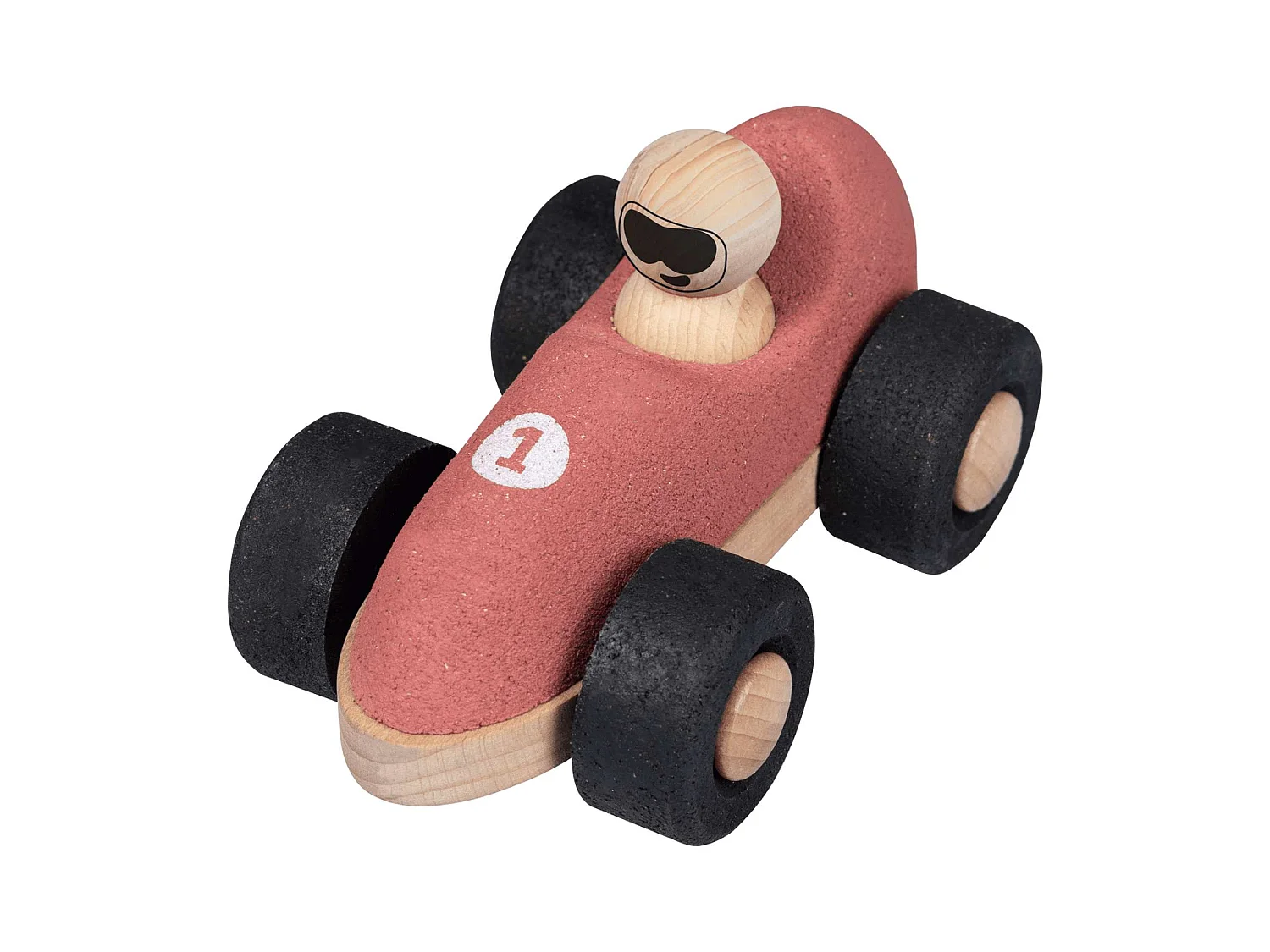 Voiture de course en liège Rouge