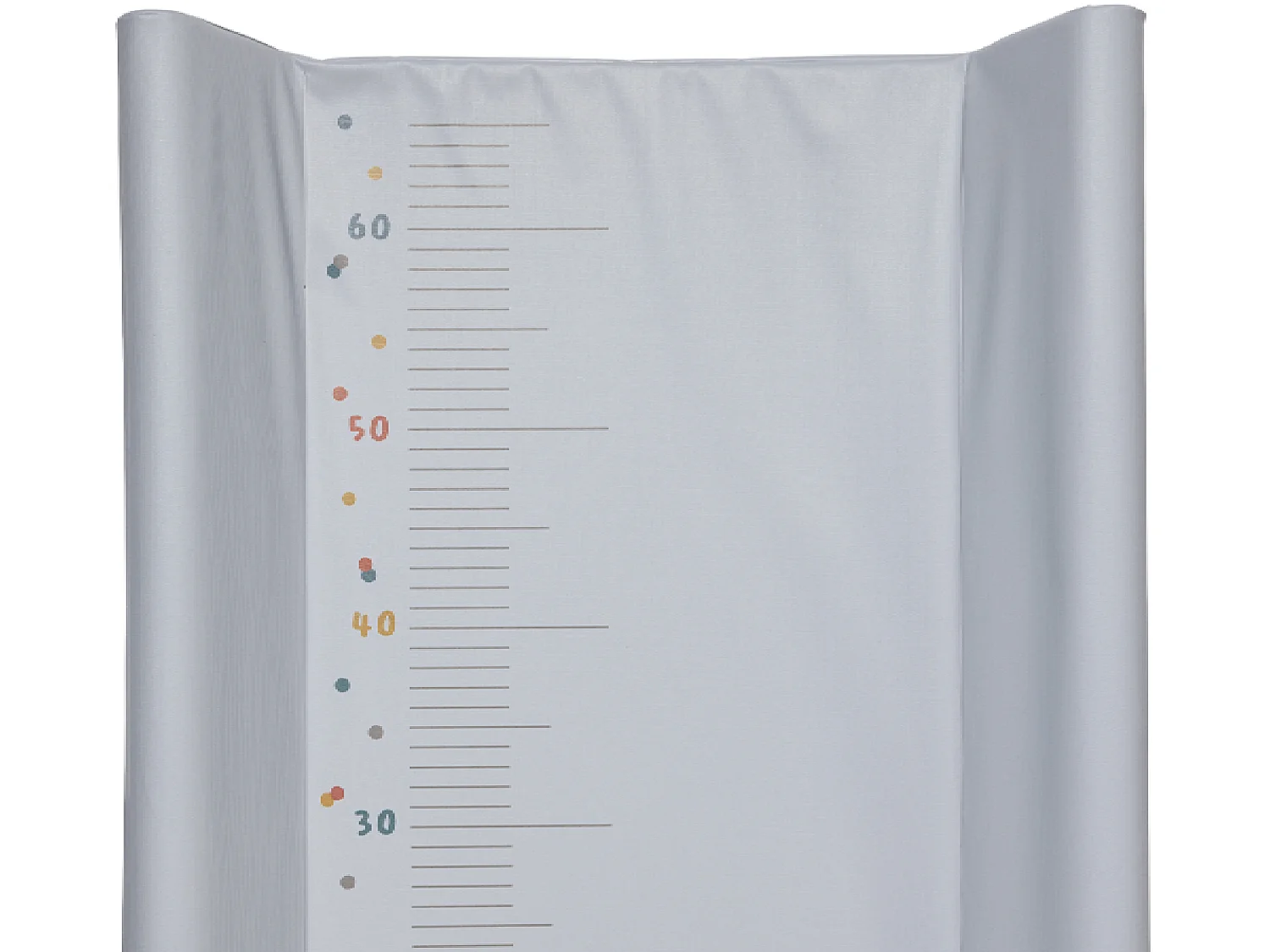 Cambiador Ultraligero de Lunares 50 x 70 cm - 100 % PVC - Gris