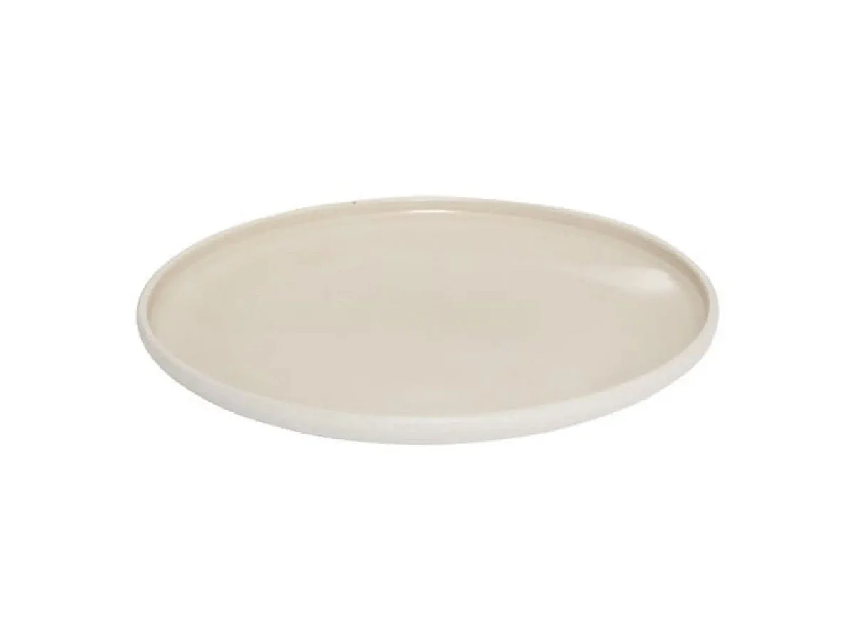 Lot de 6 Assiettes à Dessert "Chiara" 20cm Beige