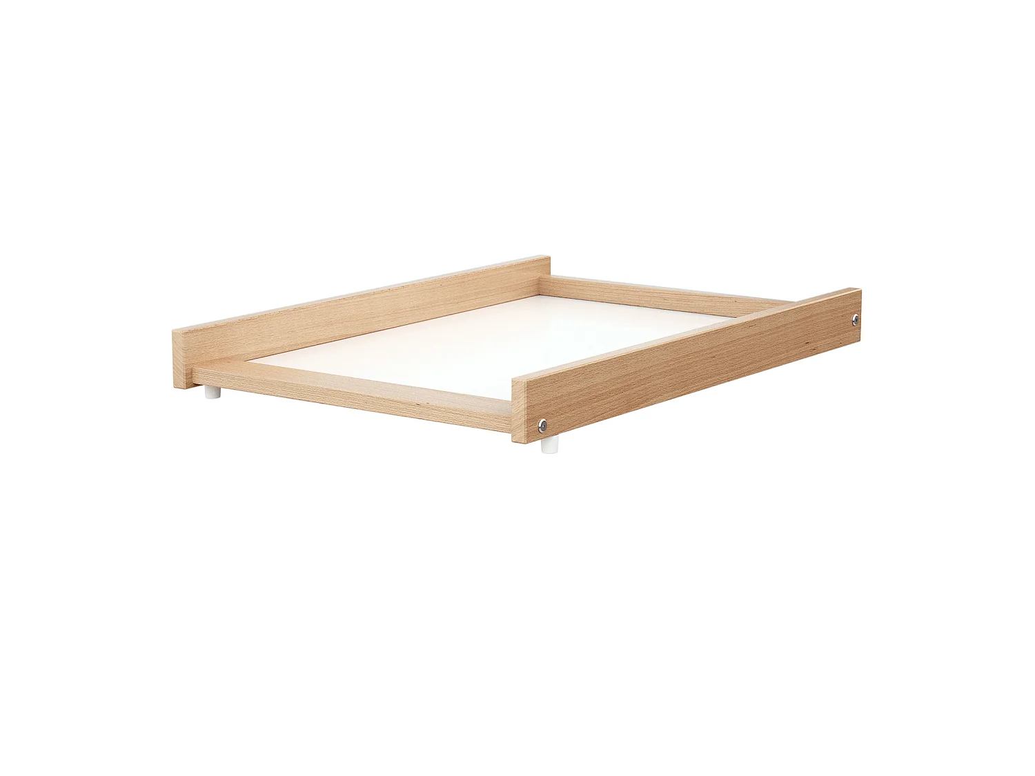 Cambiador bebe madera para cuna MONA 60 x 120 - Haya Bernizada - 75 x 51,5 x 7 cm