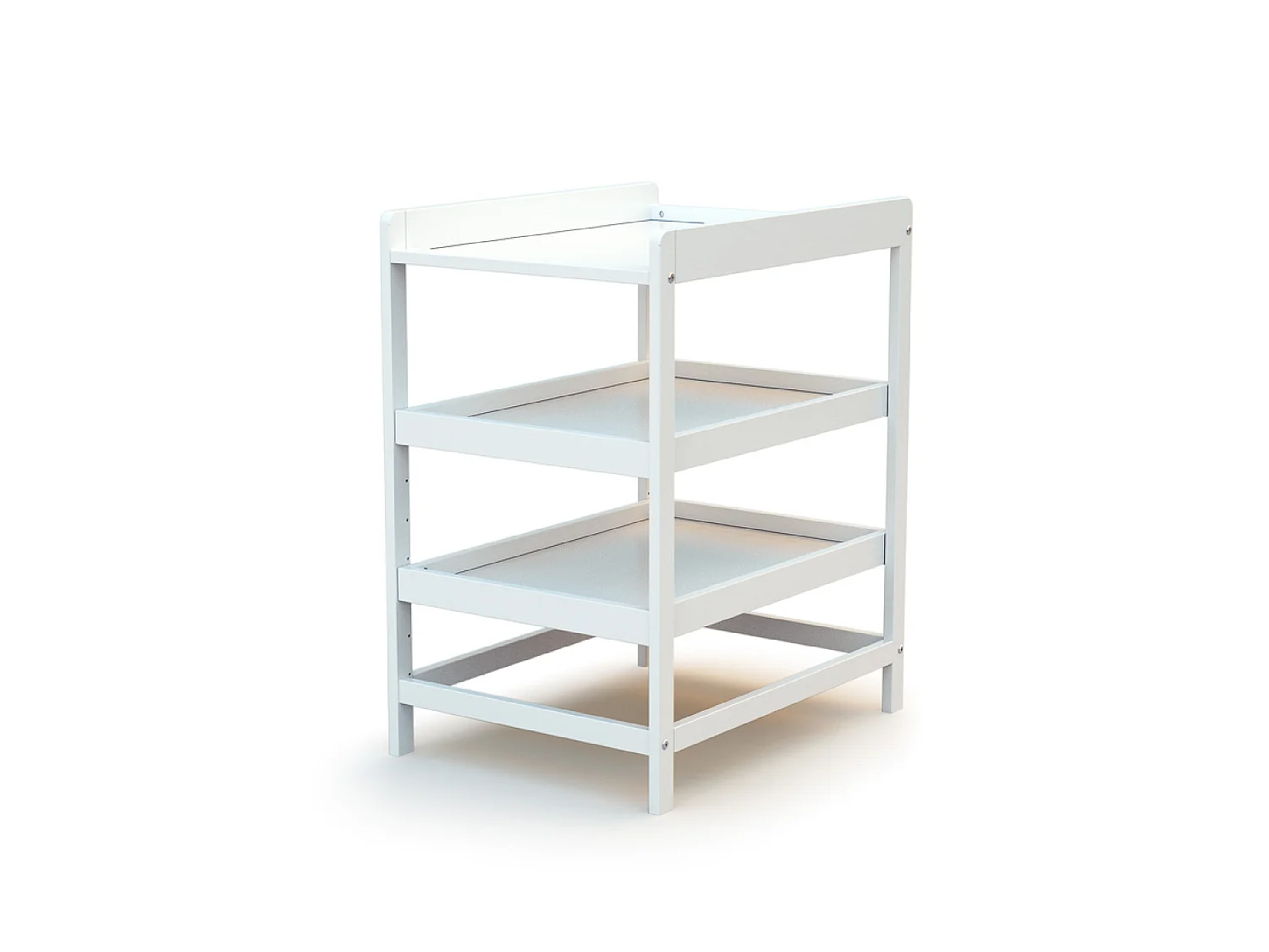 Estante para cambiador bebé LIMA madera - Blanco - 72 x 55 x 5,50 cm