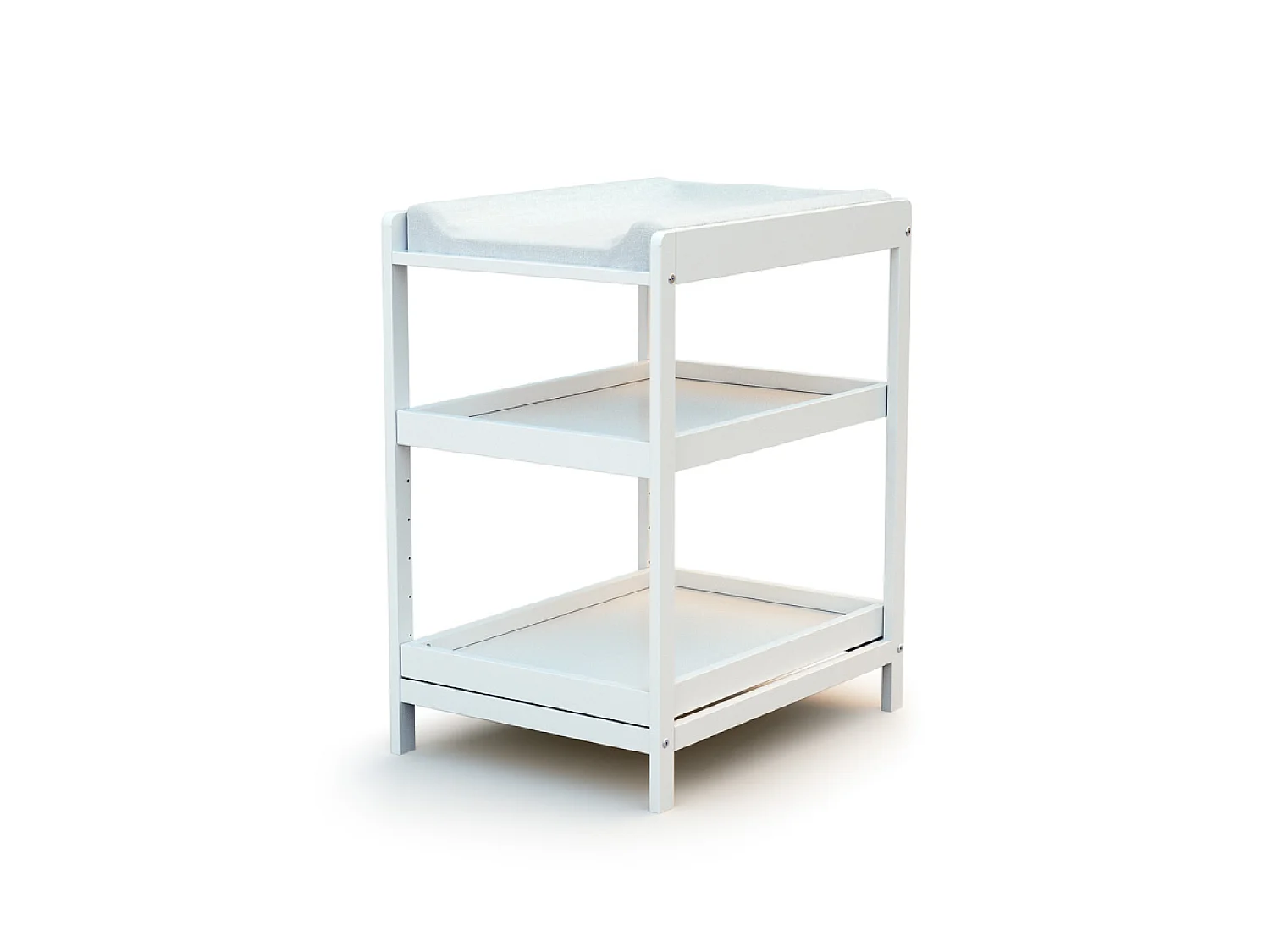 Estante para cambiador bebé LIMA madera - Blanco - 72 x 55 x 5,50 cm