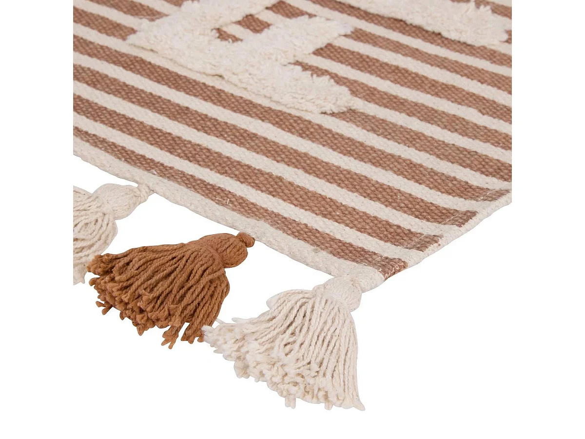 Tapis Enfant Tufté "Scott" 60x90cm Marron