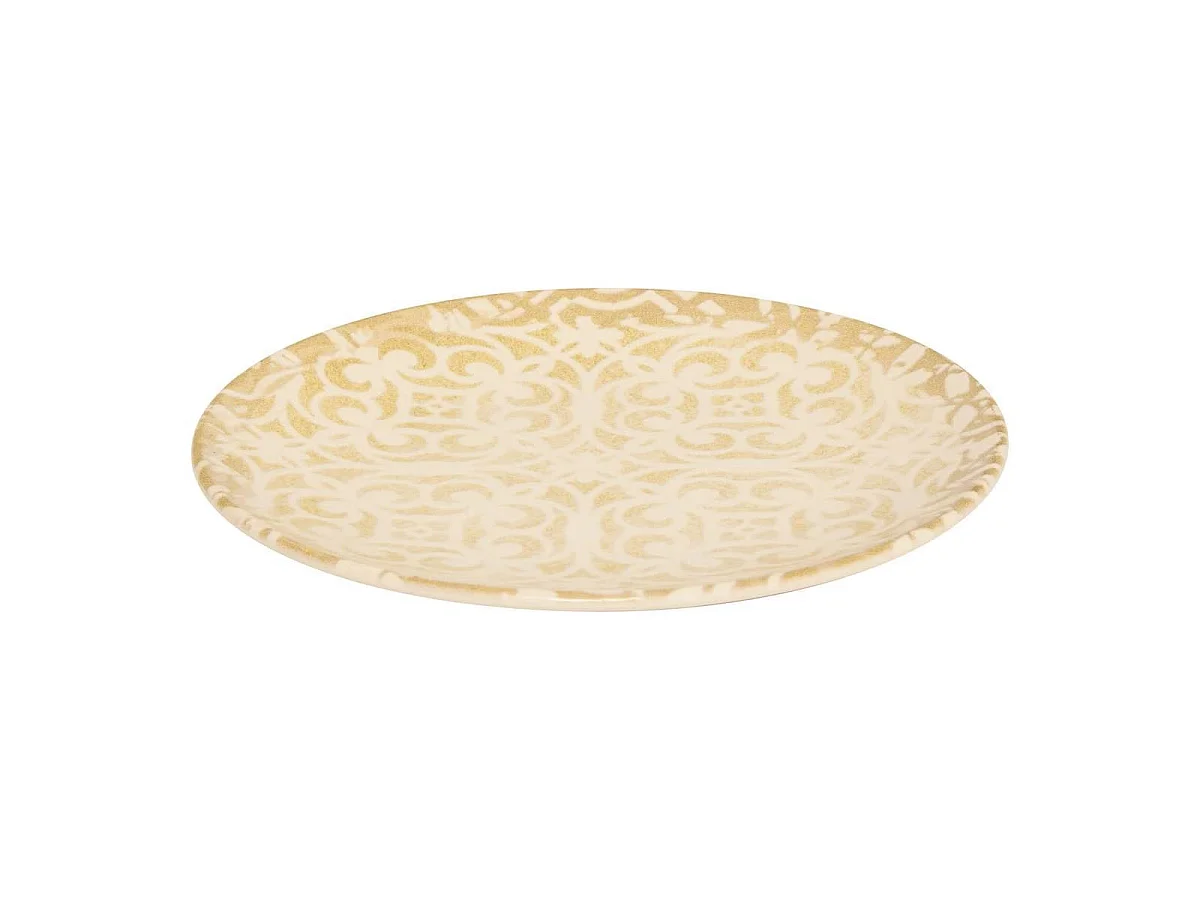 Lot de 6 Assiettes à Dessert "Anna" 19cm Crème