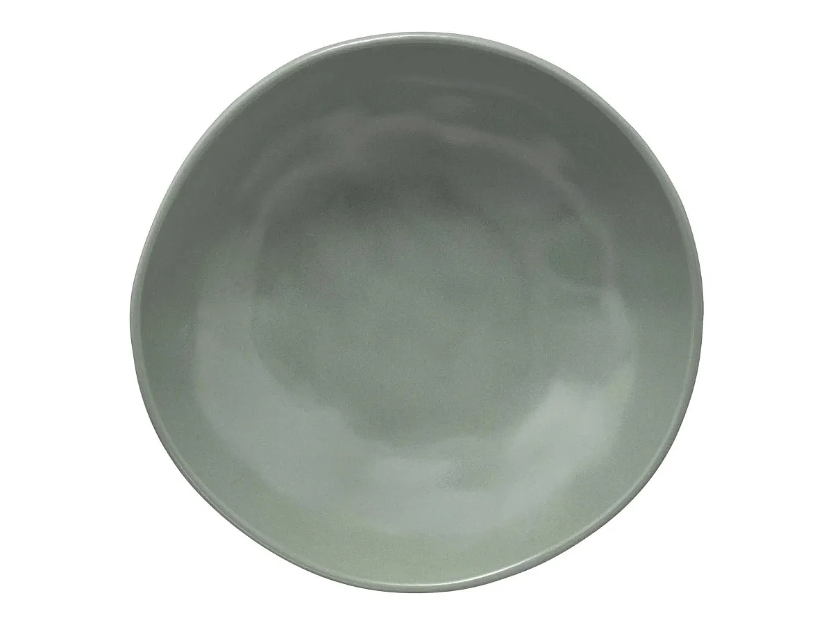 Lot de 6 Assiettes Creuses "Noe" 20cm Vert Olive