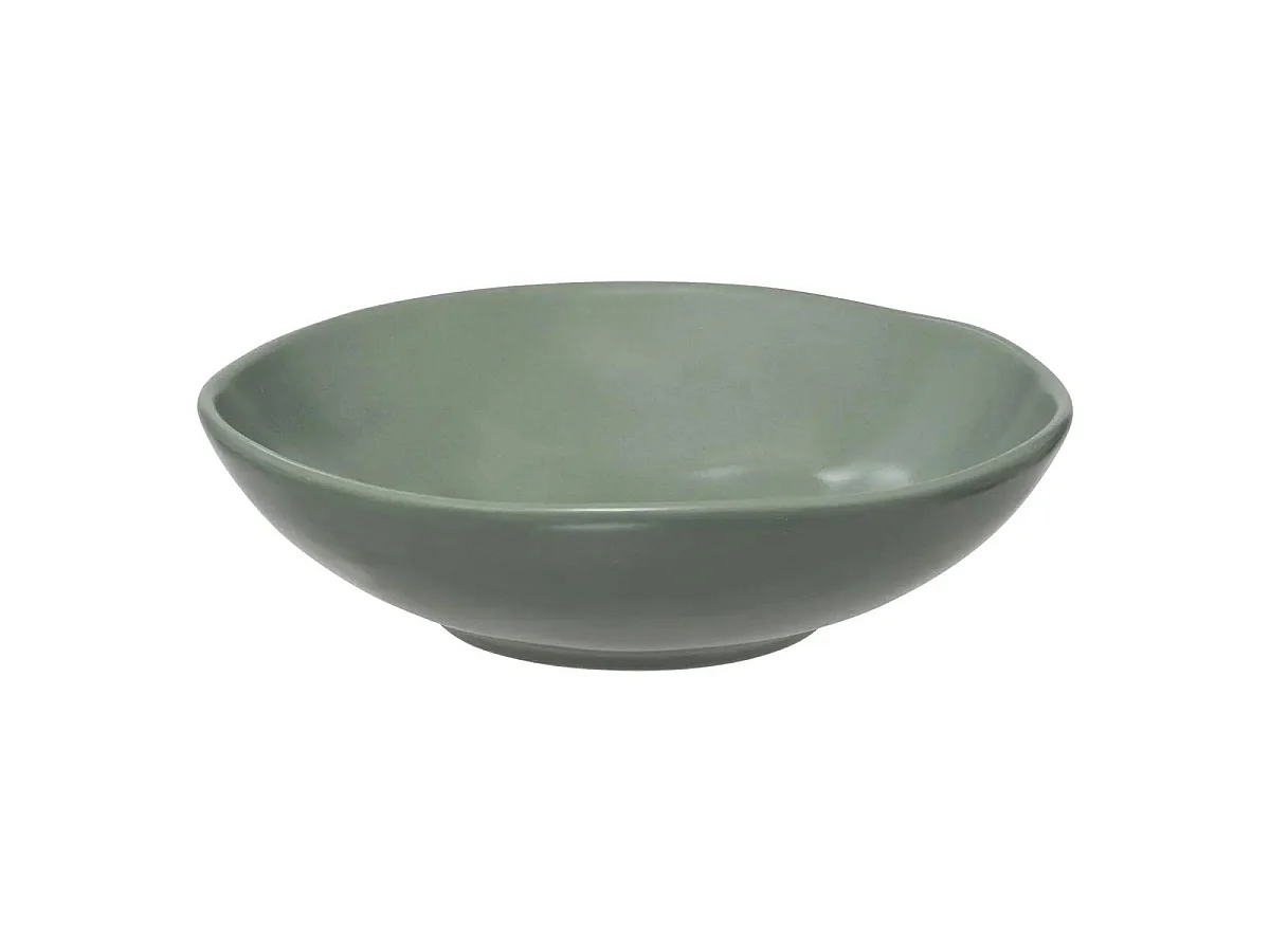 Lot de 6 Assiettes Creuses "Noe" 20cm Vert Olive