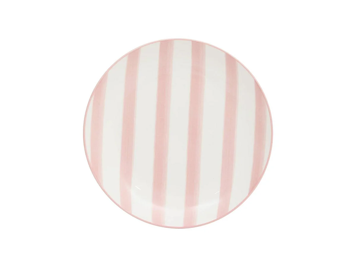 Lot de 6 Assiettes à Dessert "Charlie" 19cm Rose