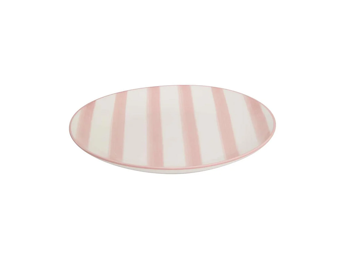 Lot de 6 Assiettes à Dessert "Charlie" 19cm Rose