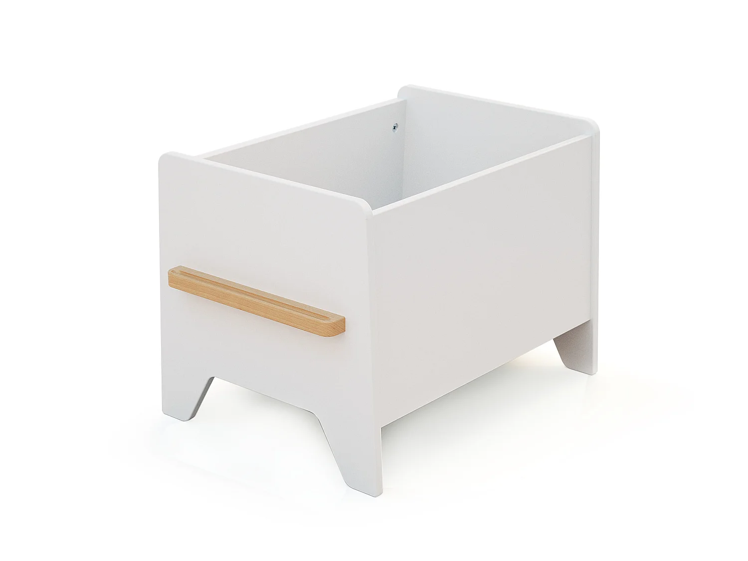 Caja de juguetes de madera pirata