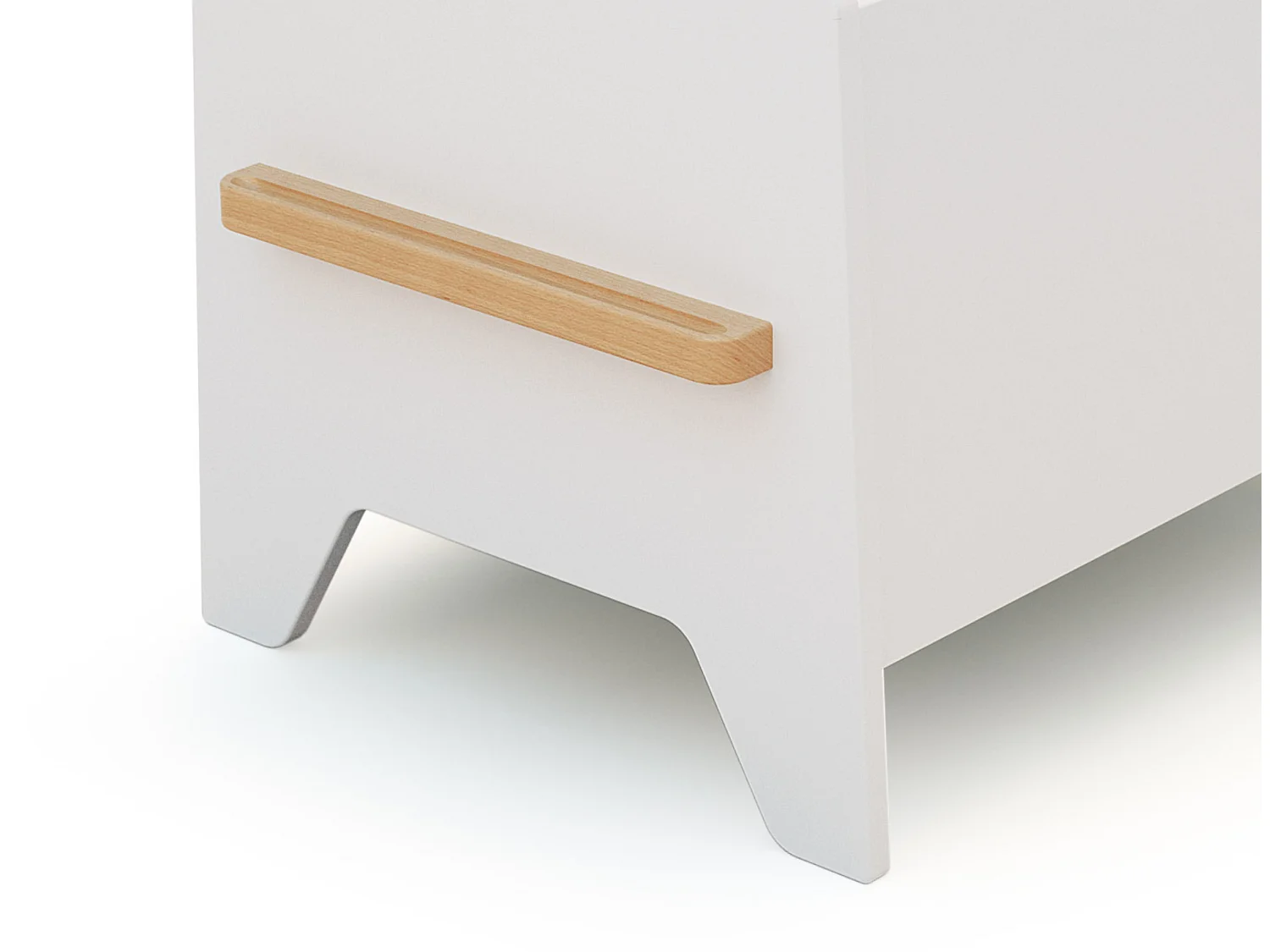 Caja de juguetes de madera pirata