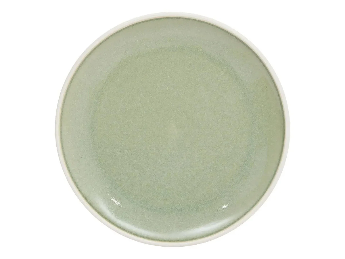 Lot de 6 Assiettes à Dessert "Chiara" 20cm Vert